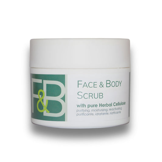 Scrub viso e corpo – Cellulosa Vegetale Pura