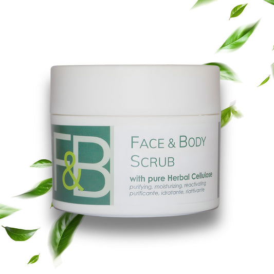 Scrub viso e corpo – Cellulosa Vegetale Pura