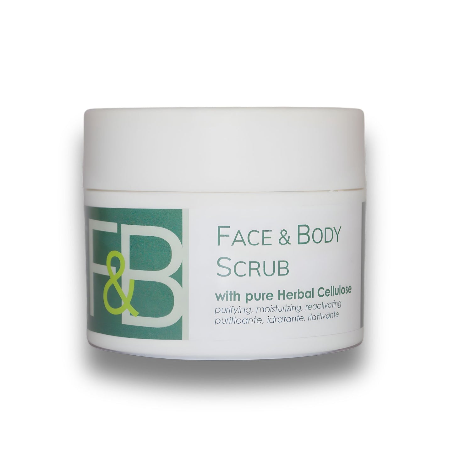 Scrub viso e corpo – Cellulosa Vegetale Pura