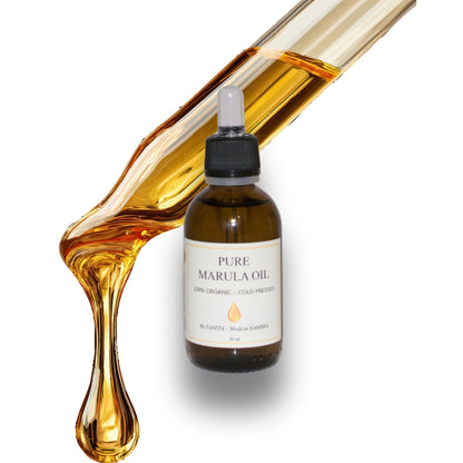 Olio di Marula Puro per tutti i tipi di pelle, corpo e capelli- Nutriente, vitaminico e illuminante